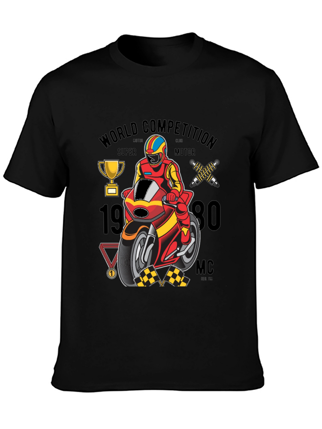 Motorcycle Racing Graphic Tee