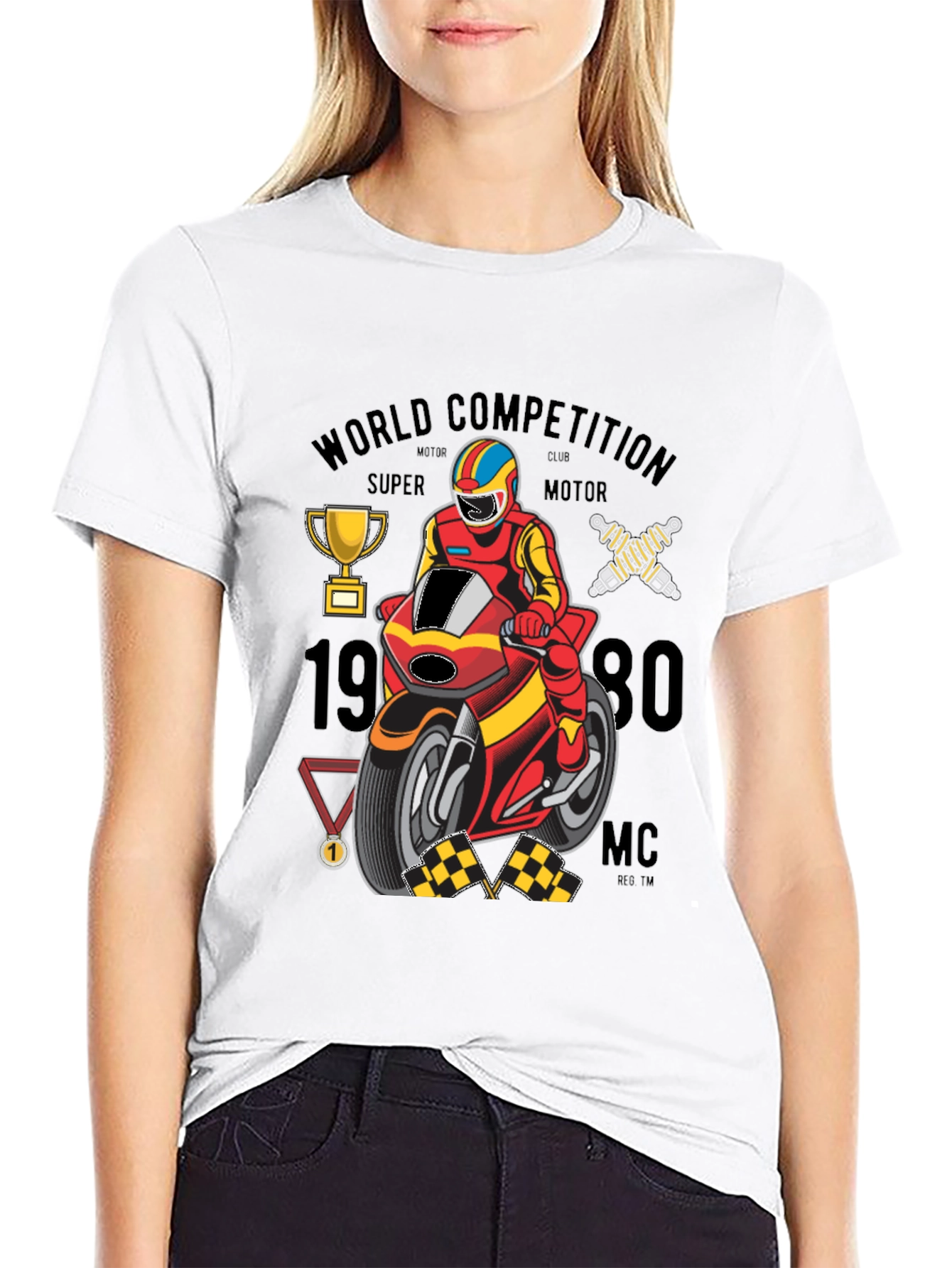 Motorcycle Racing Graphic Tee