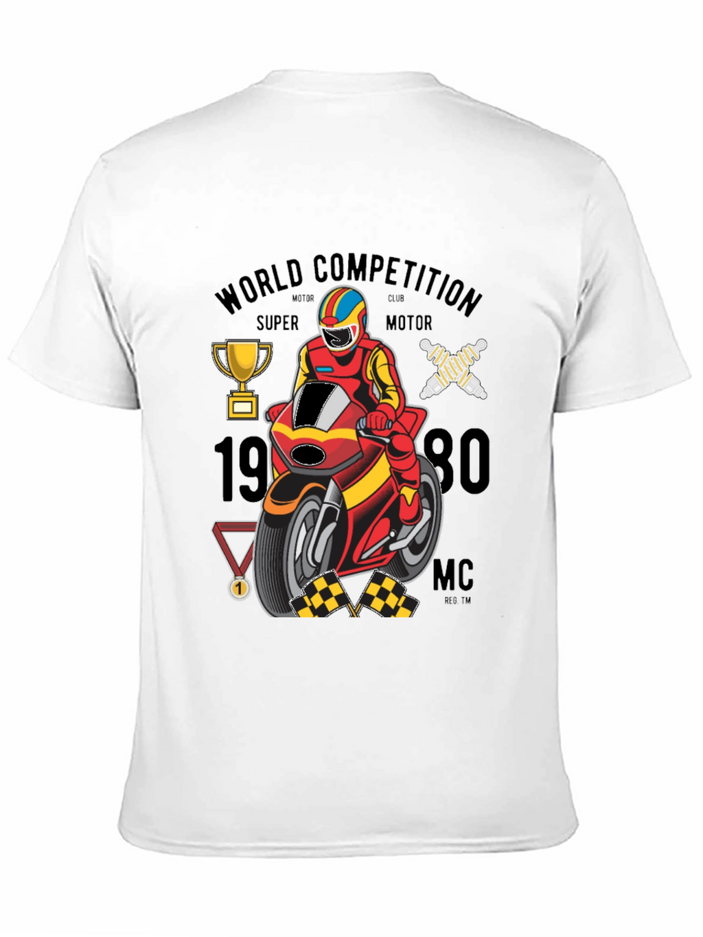 Motorcycle Racing Graphic Tee