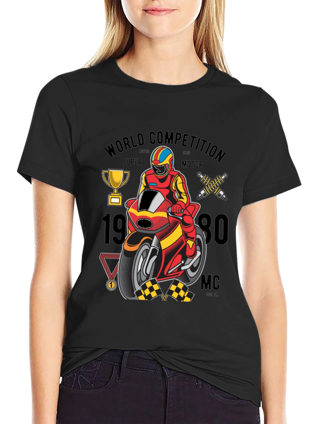 Motorcycle Racing Graphic Tee