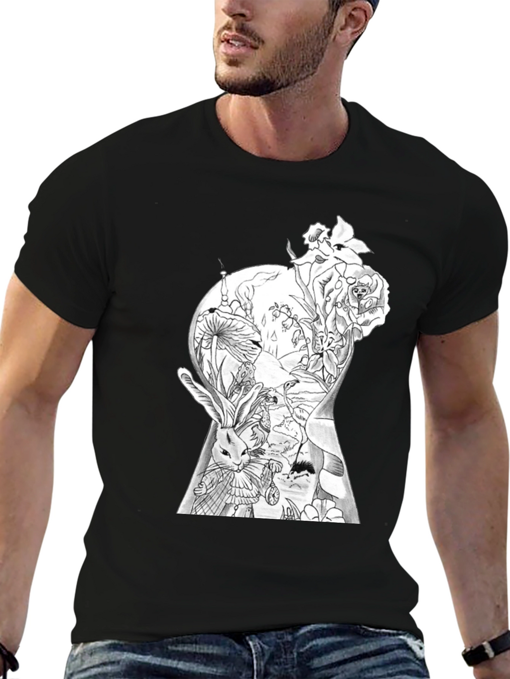 Alice in Wonderland Keyhole T-Shirt