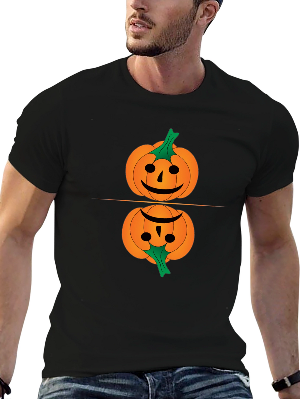 Spooky Season Pumpkin Graphic Tee