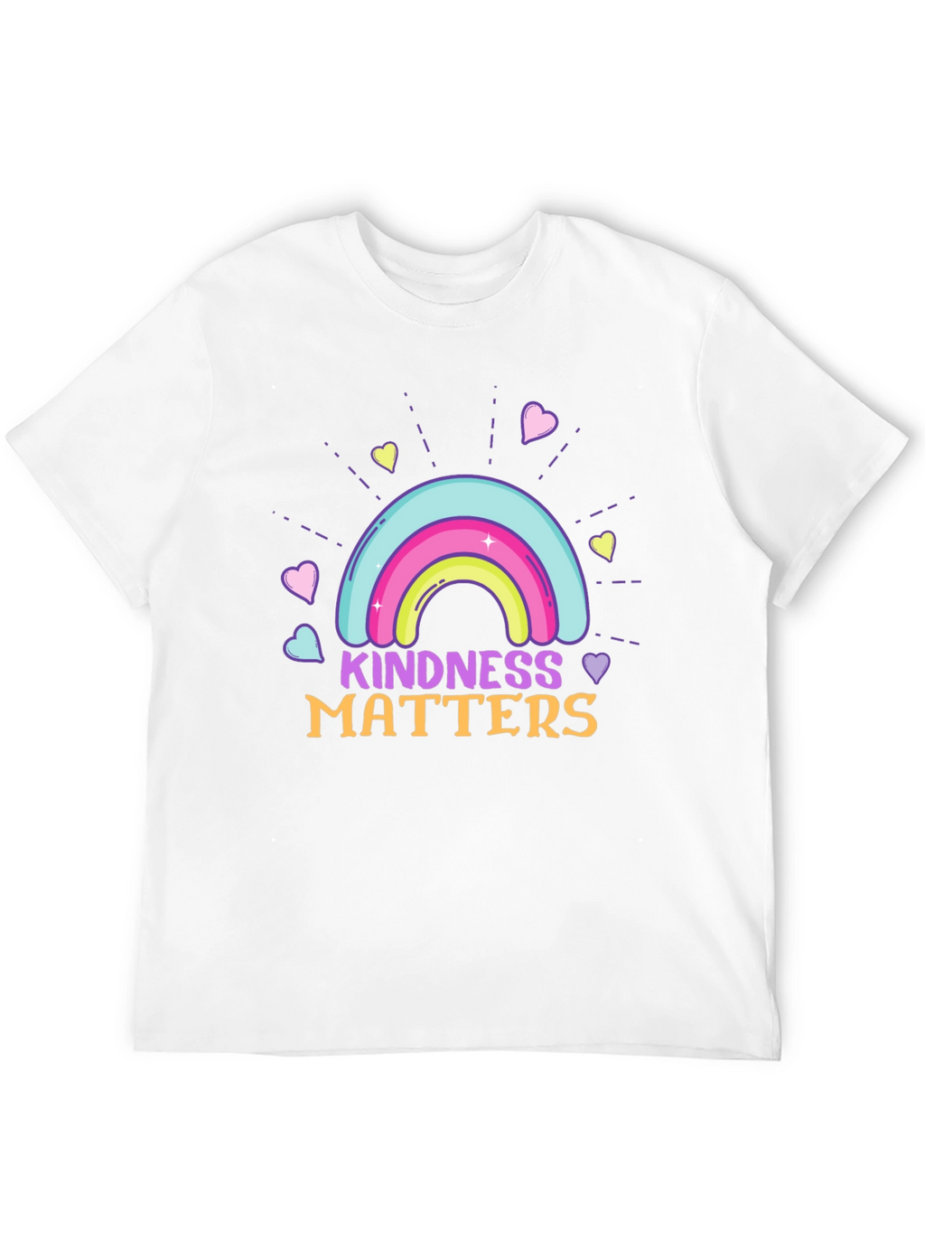 Kindness Matters Rainbow Graphic T-Shirt