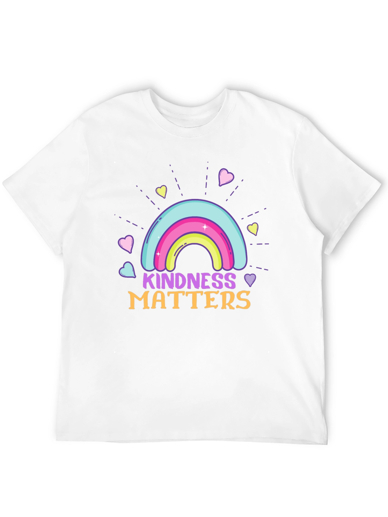 Kindness Matters Rainbow Graphic T-Shirt