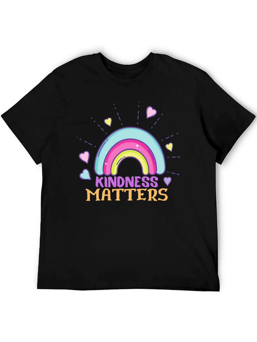 Kindness Matters Rainbow Graphic T-Shirt