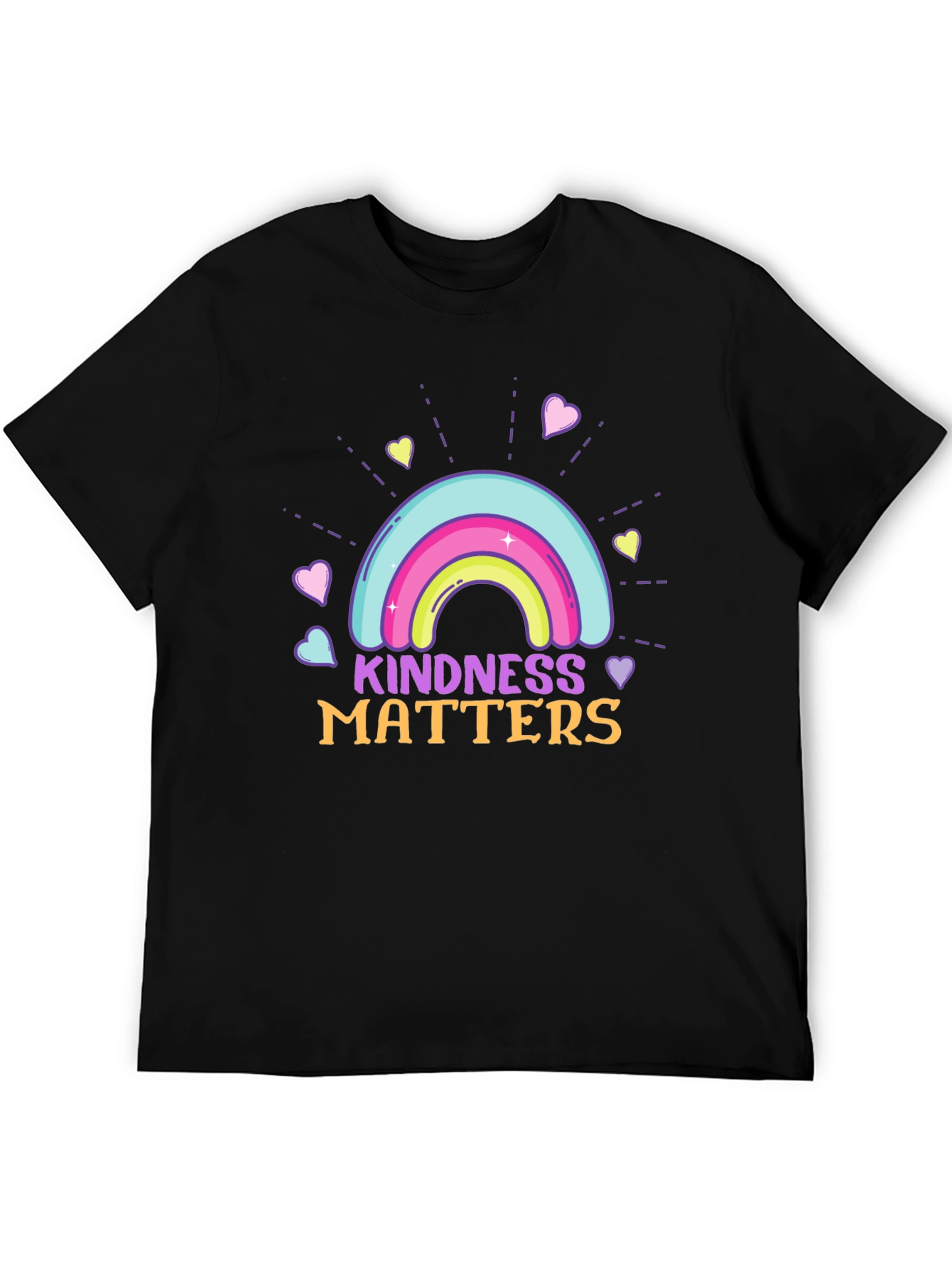 Kindness Matters Rainbow Graphic T-Shirt