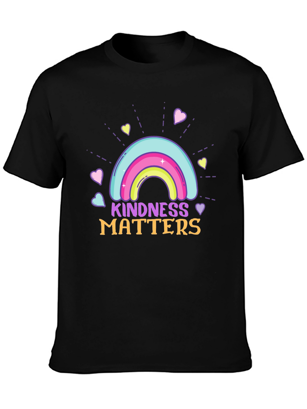 Kindness Matters Rainbow Graphic T-Shirt