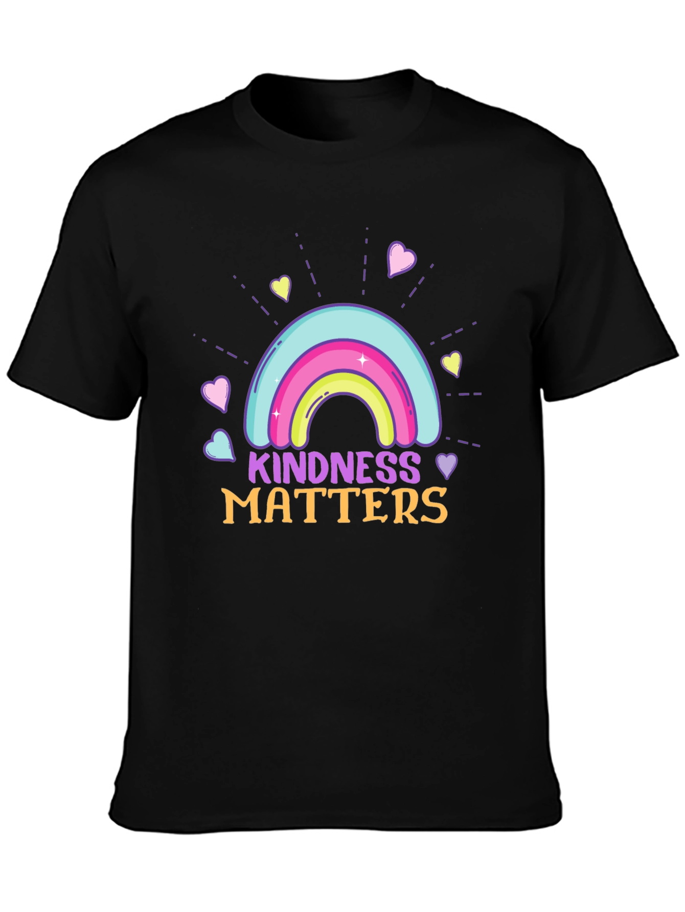 Kindness Matters Rainbow Graphic T-Shirt