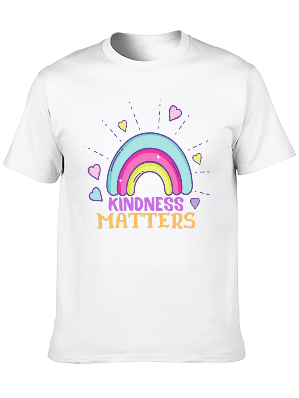 Kindness Matters Rainbow Graphic T-Shirt