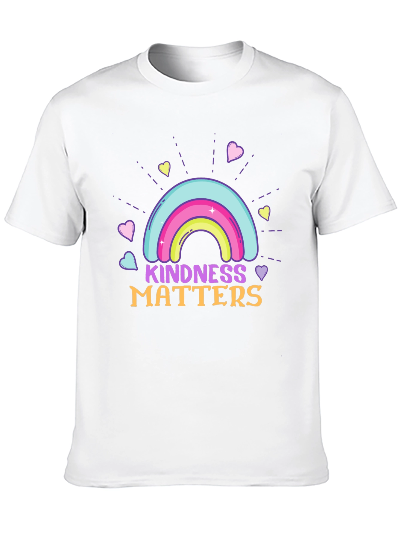 Kindness Matters Rainbow Graphic T-Shirt