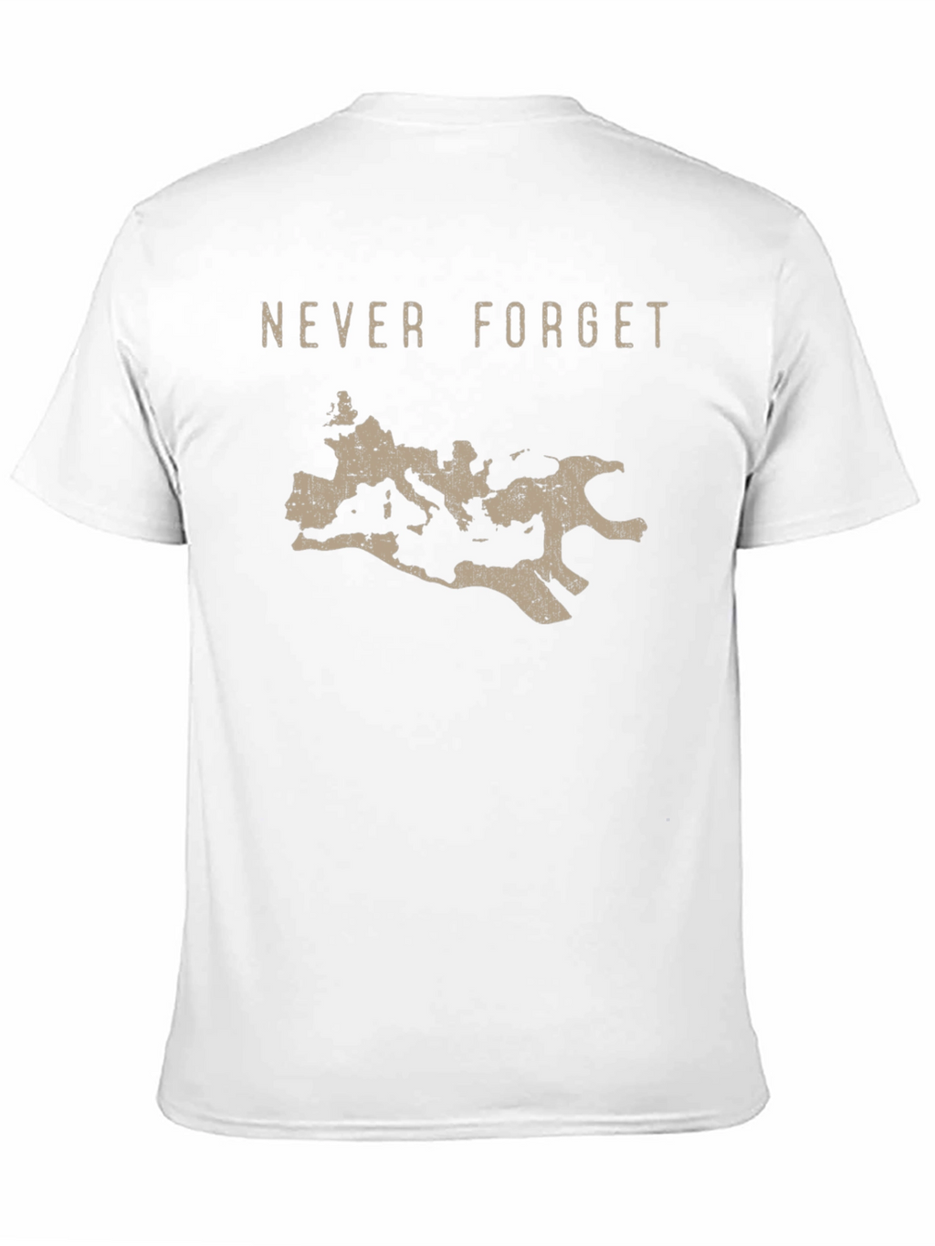 Roman Empire Never Forget Graphic Tee - Black