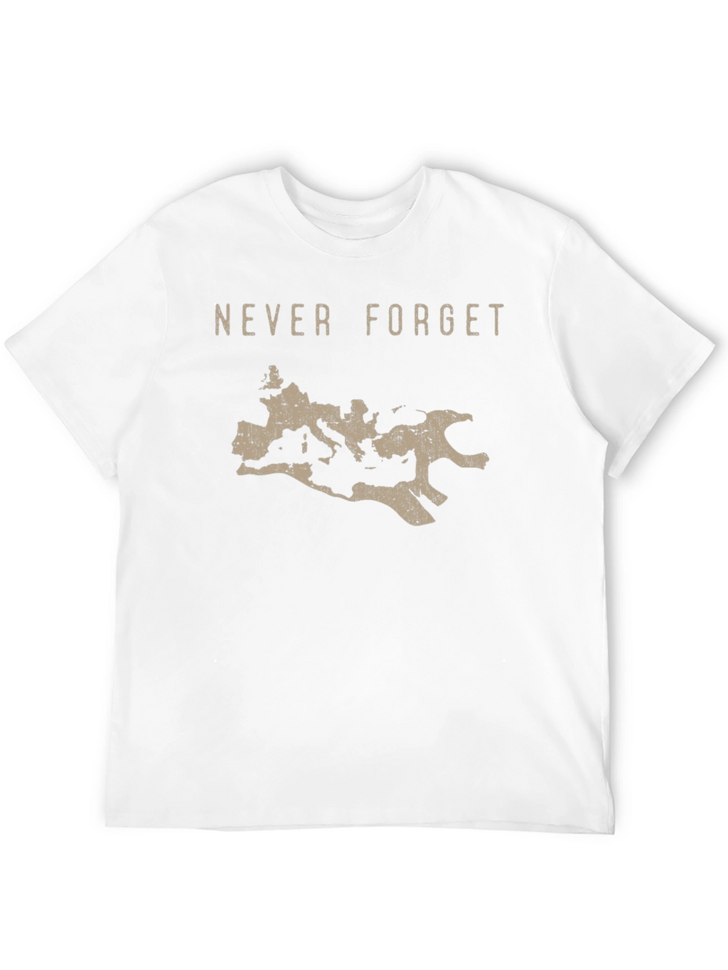 Roman Empire Never Forget Graphic Tee - Black