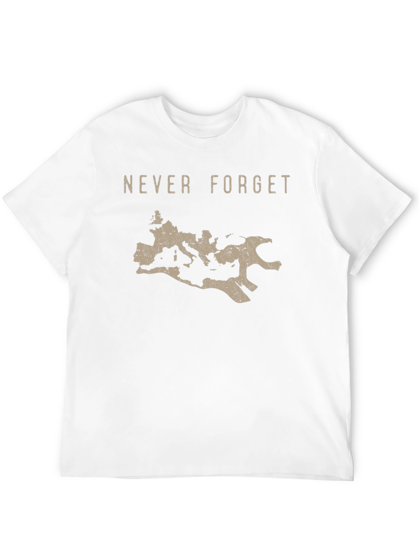 Roman Empire Never Forget Graphic Tee - Black