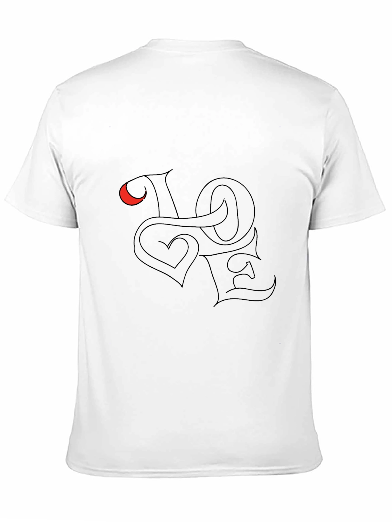 Love Design Black Tee