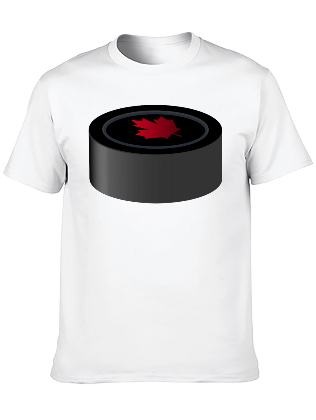 Canadian Hockey Puck Graphic Tee