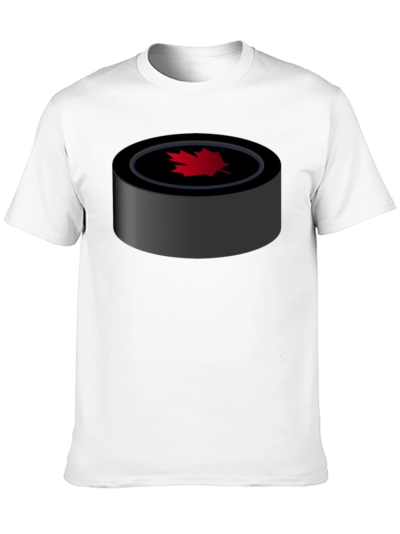 Canadian Hockey Puck Graphic Tee