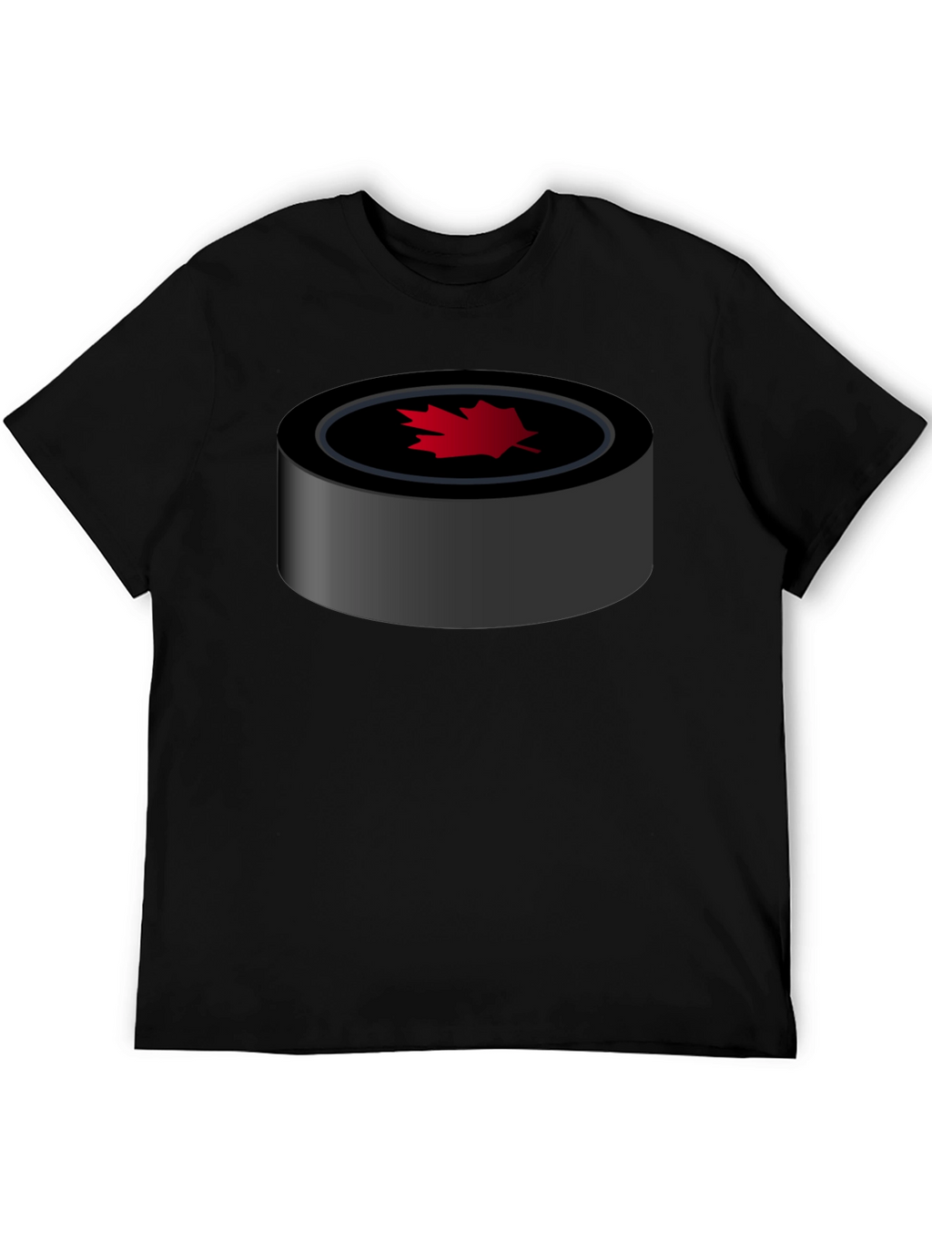 Canadian Hockey Puck Graphic Tee