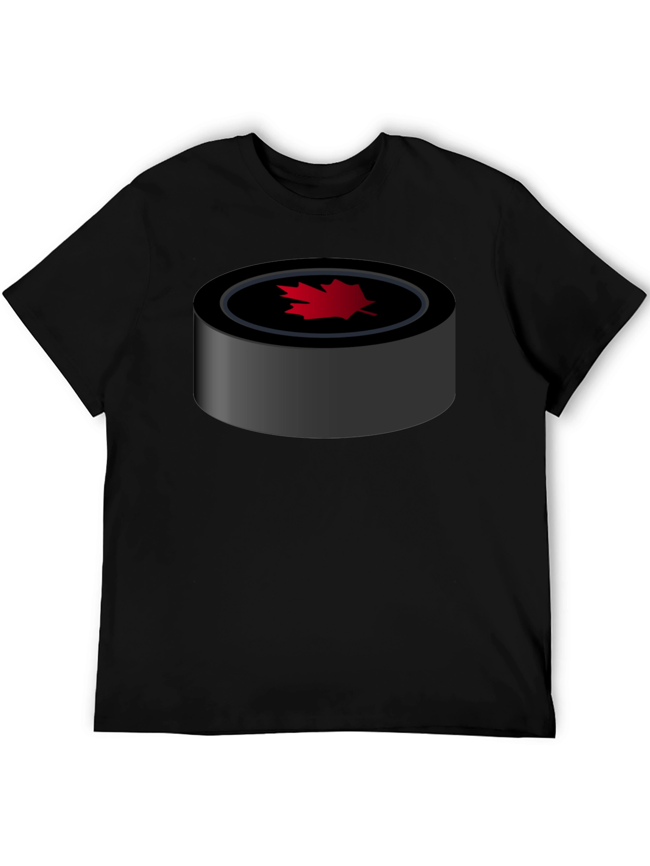 Canadian Hockey Puck Graphic Tee