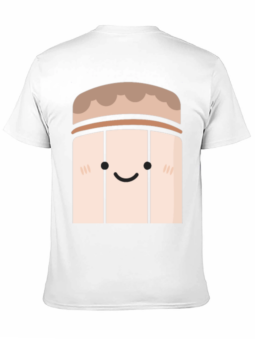 Cute Cartoon Character Black T-Shirt