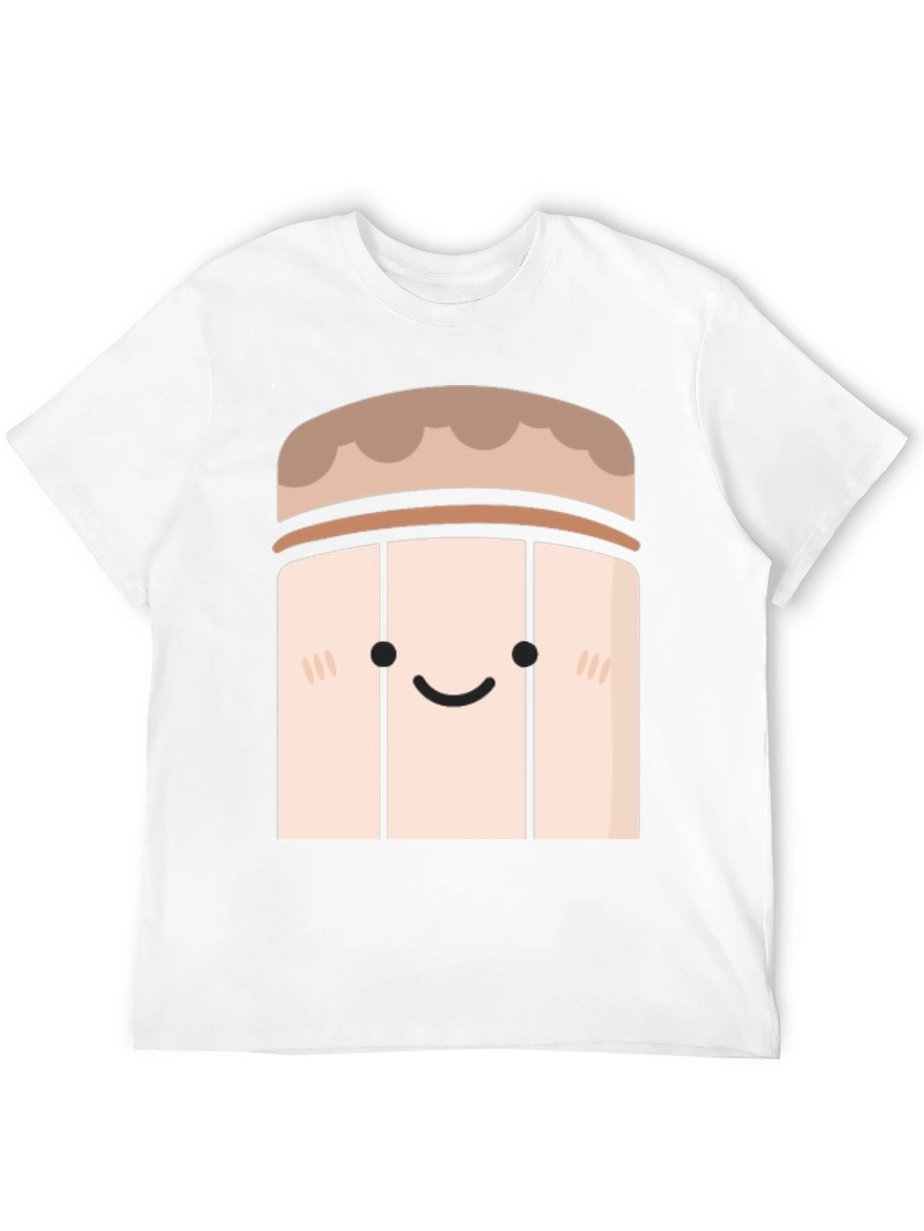 Cute Cartoon Character Black T-Shirt