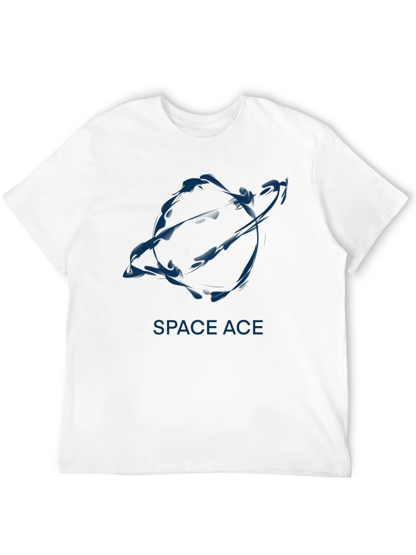 Space Ace Graphic Tee - Stylish Black T-Shirt