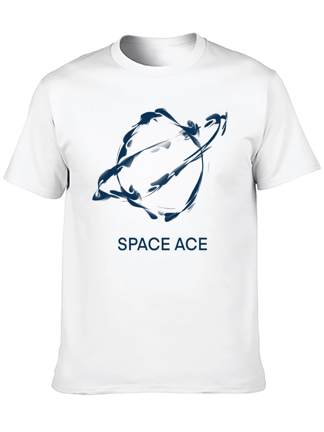Space Ace Graphic Tee - Stylish Black T-Shirt