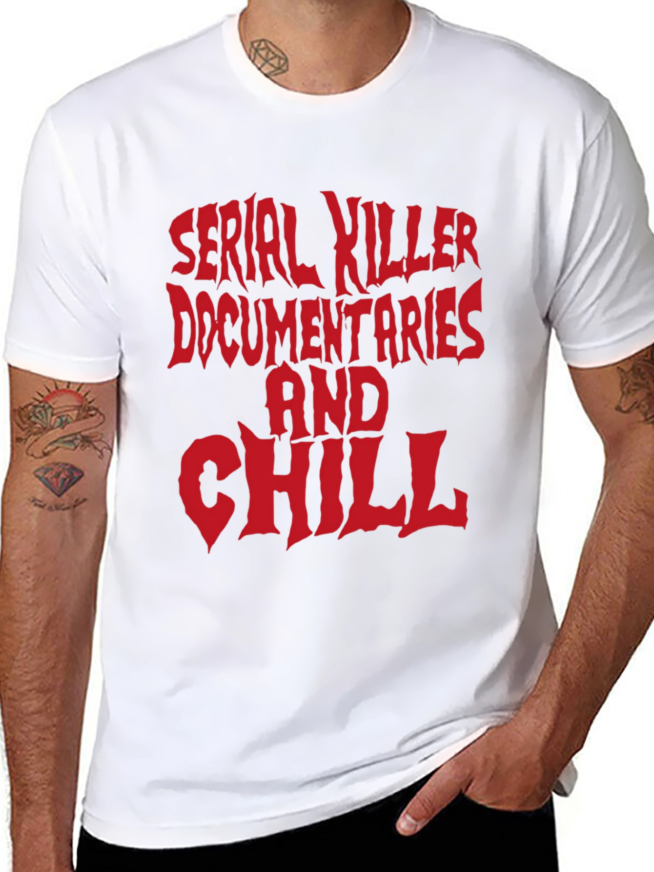 Serial Killer Docs and Chill Graphic Tee