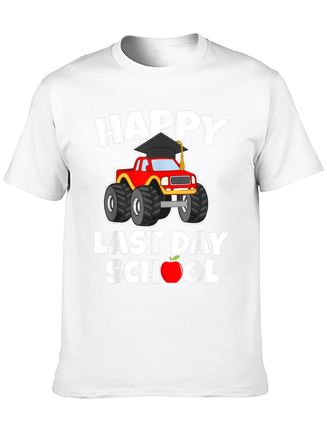 Happy Last Day of School Monster Truck T-Shirt