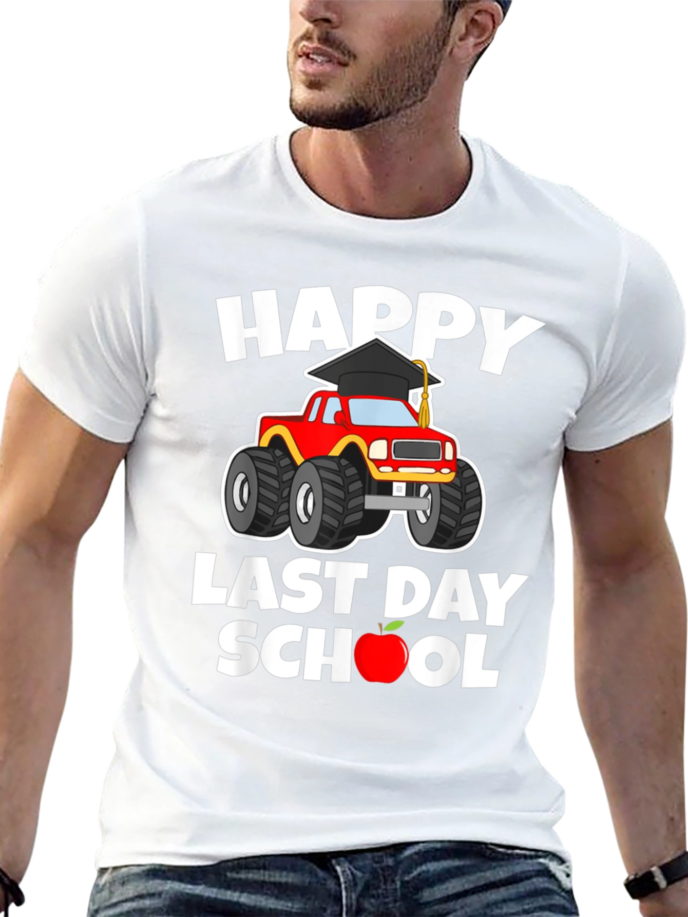 Happy Last Day of School Monster Truck T-Shirt