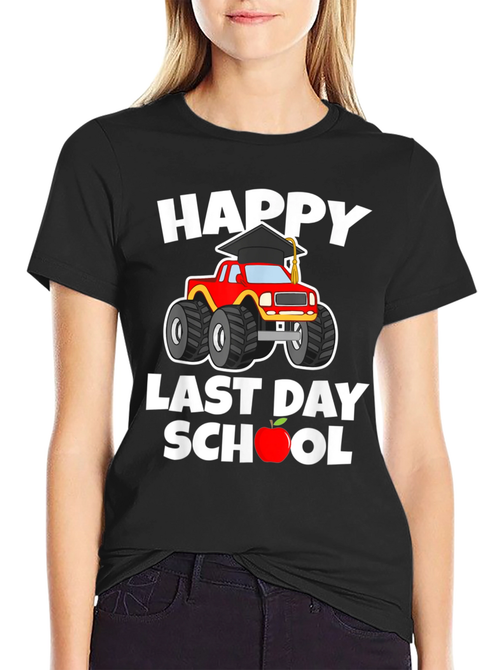 Happy Last Day of School Monster Truck T-Shirt