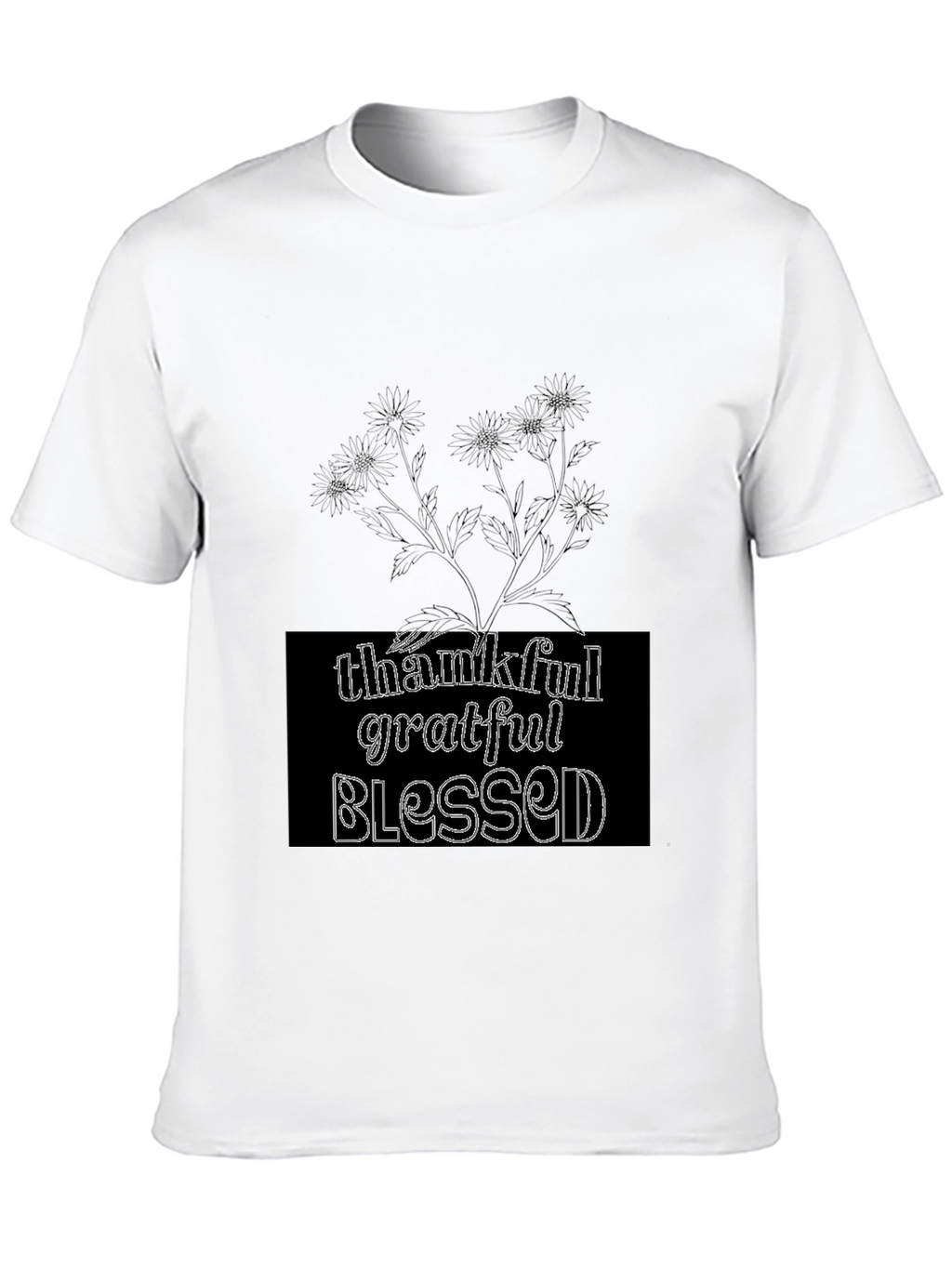 Thankful Grateful Blessed Tee