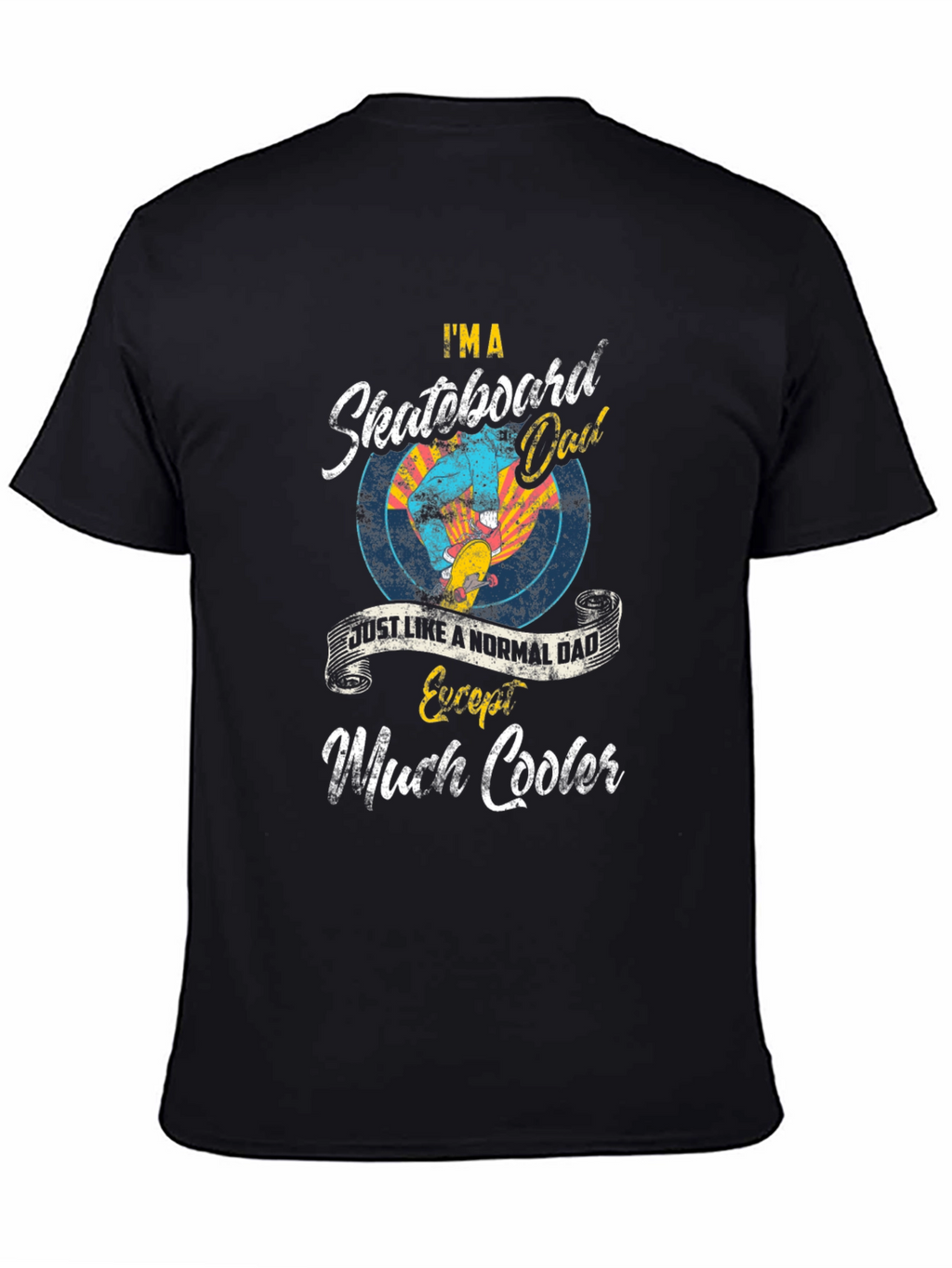 Skateboard Dad T-Shirt - Cool Fathers Day Gift