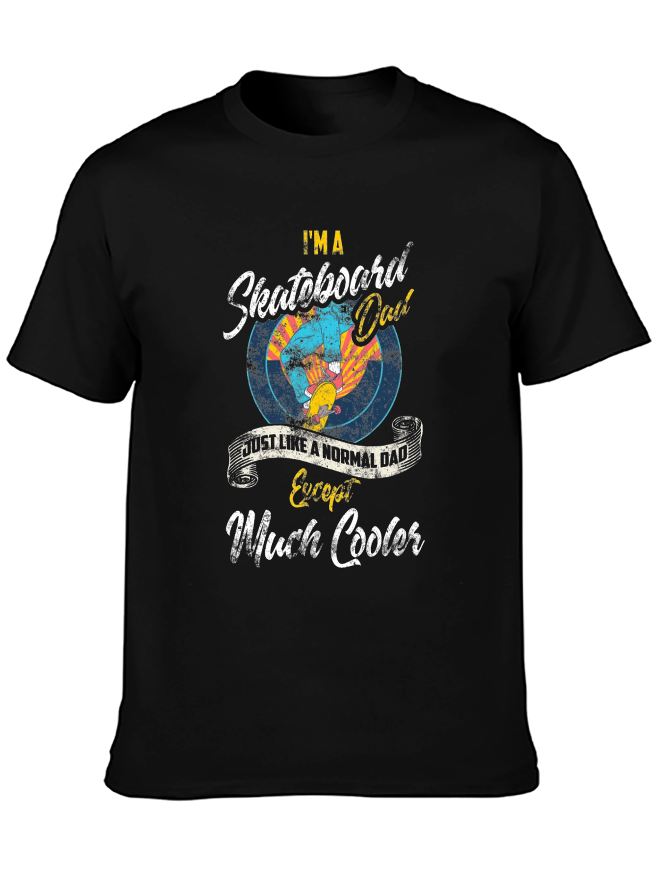 Skateboard Dad T-Shirt - Cool Fathers Day Gift