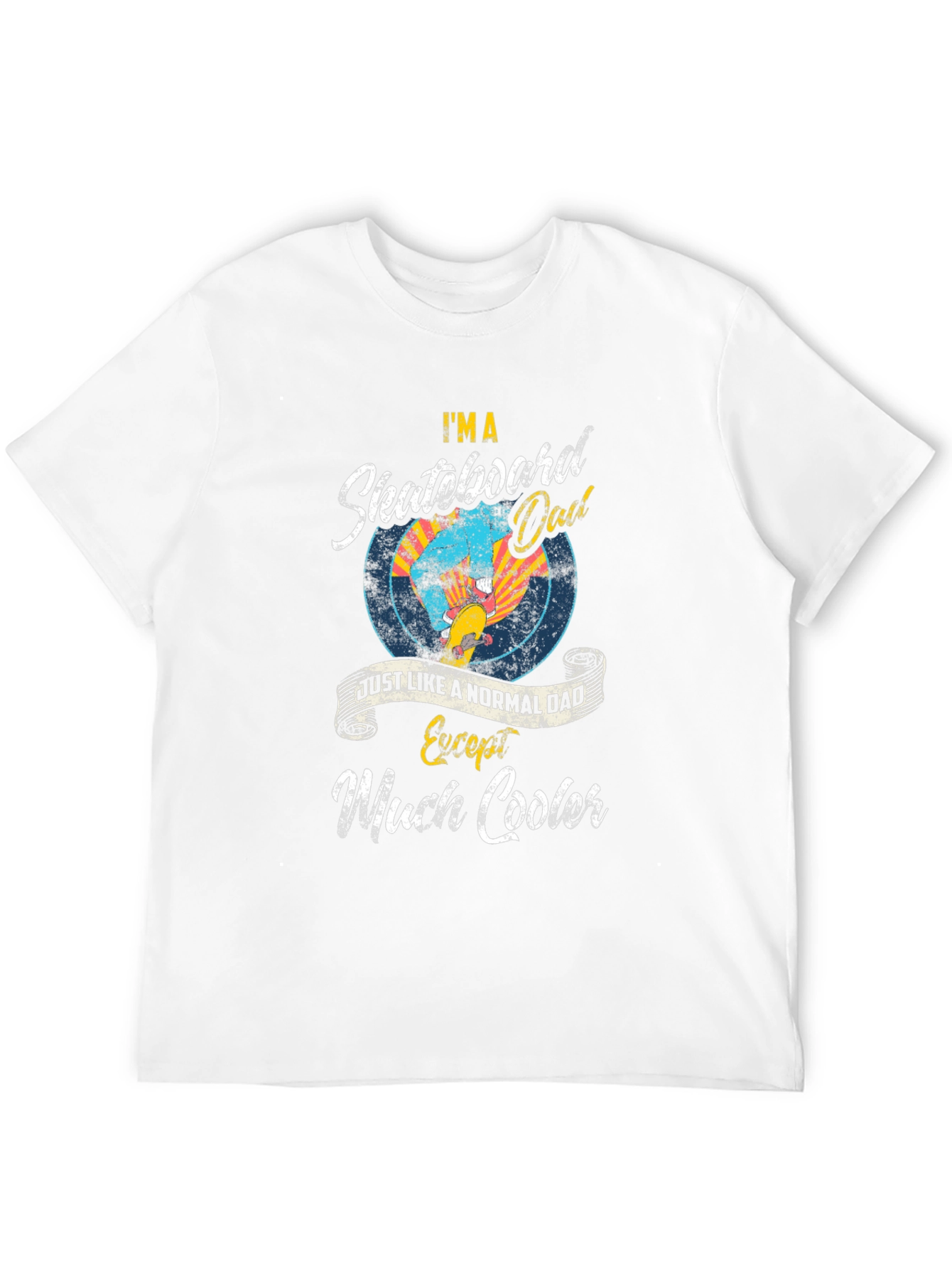 Skateboard Dad T-Shirt - Cool Fathers Day Gift