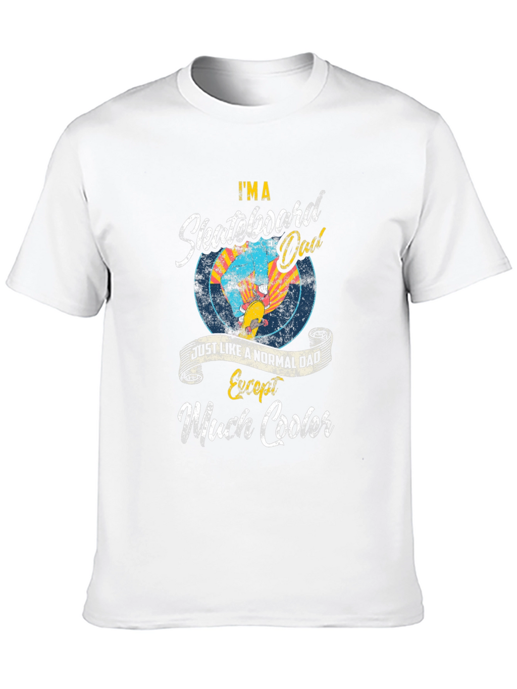 Skateboard Dad T-Shirt - Cool Fathers Day Gift