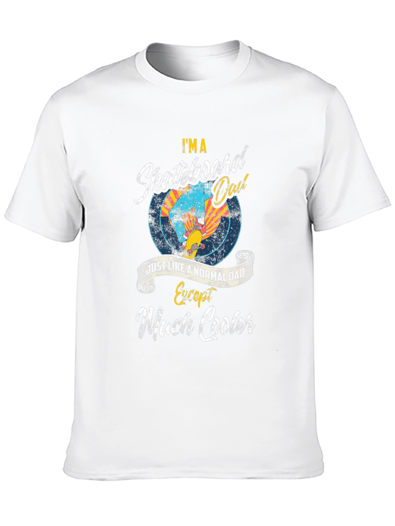 Skateboard Dad T-Shirt - Cool Fathers Day Gift
