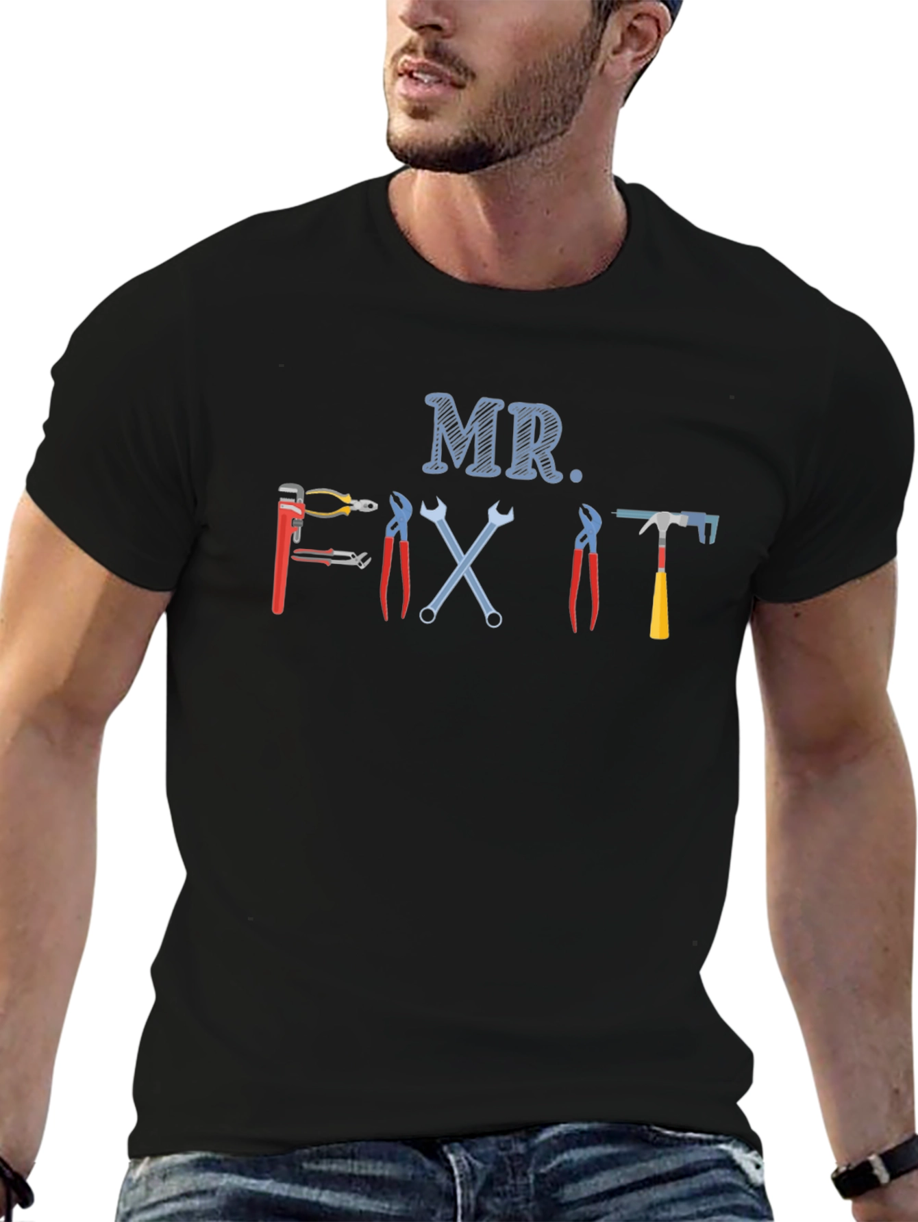 Mr. Fix It Graphic Tee - Handyman Shirt