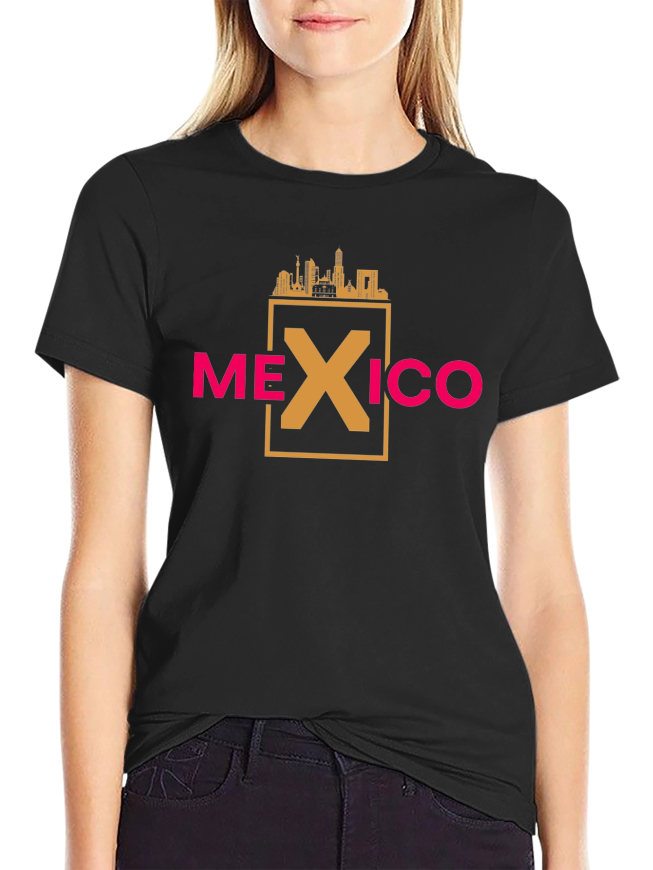 Mexico City Skyline Tee - Graphic Print T-Shirt