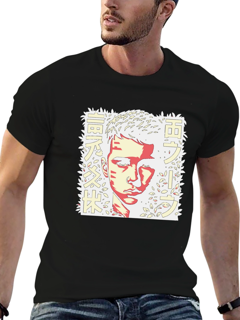 Anime Graphic Print T-Shirt