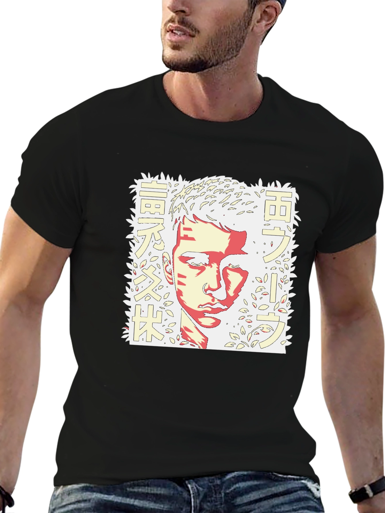 Anime Graphic Print T-Shirt