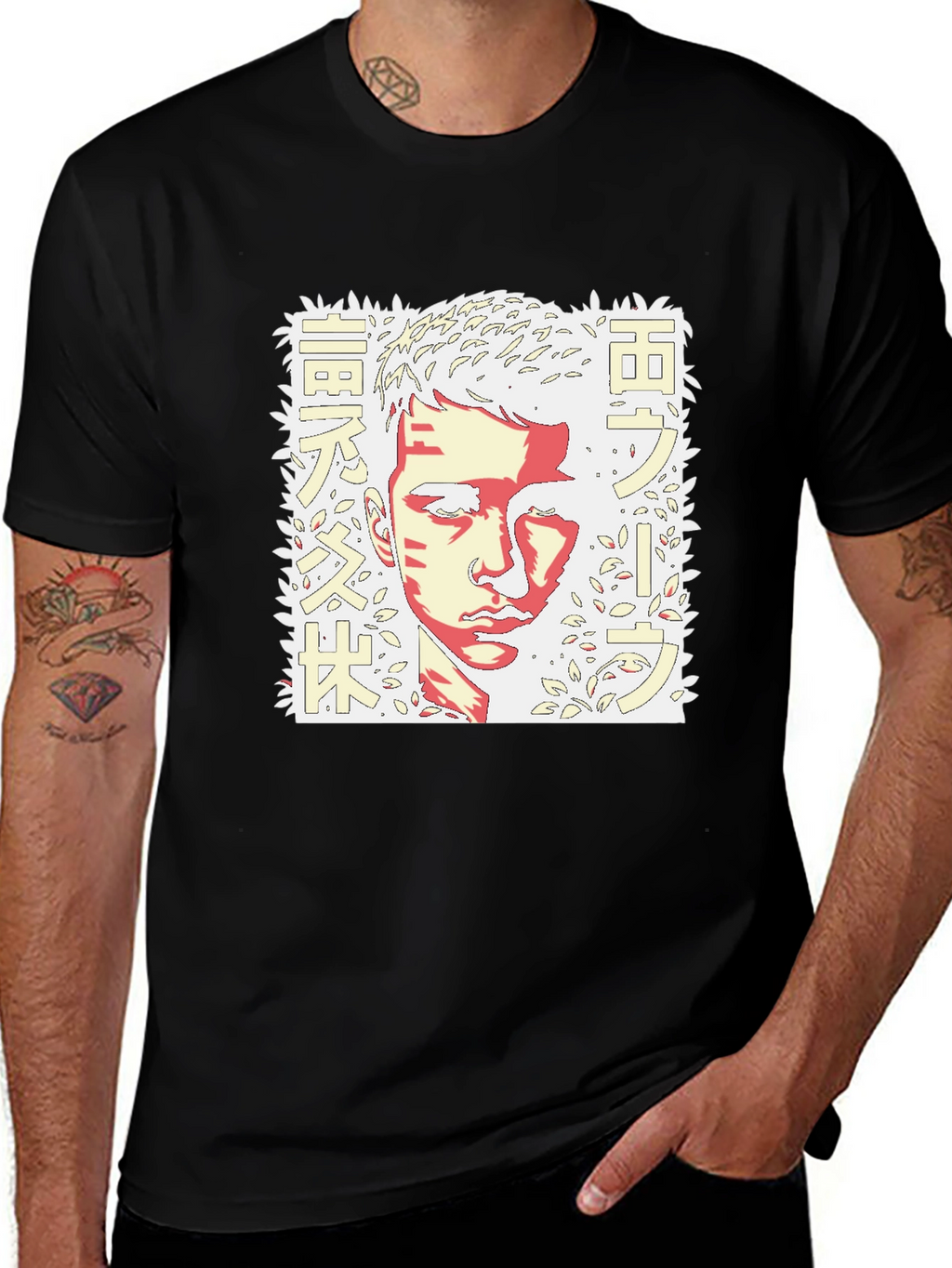 Anime Graphic Print T-Shirt