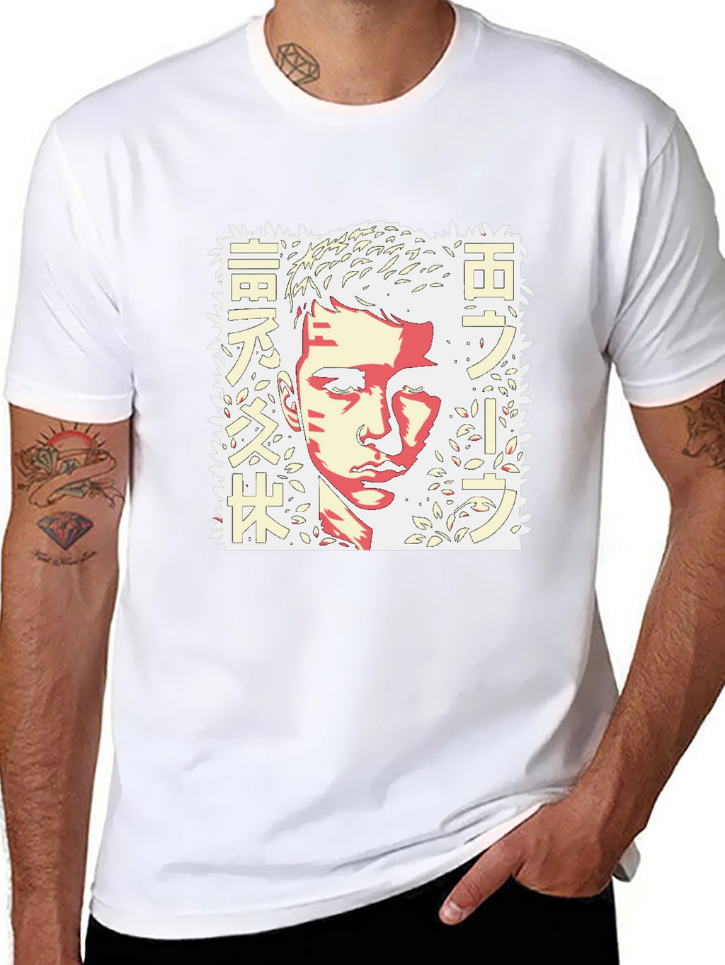 Anime Graphic Print T-Shirt
