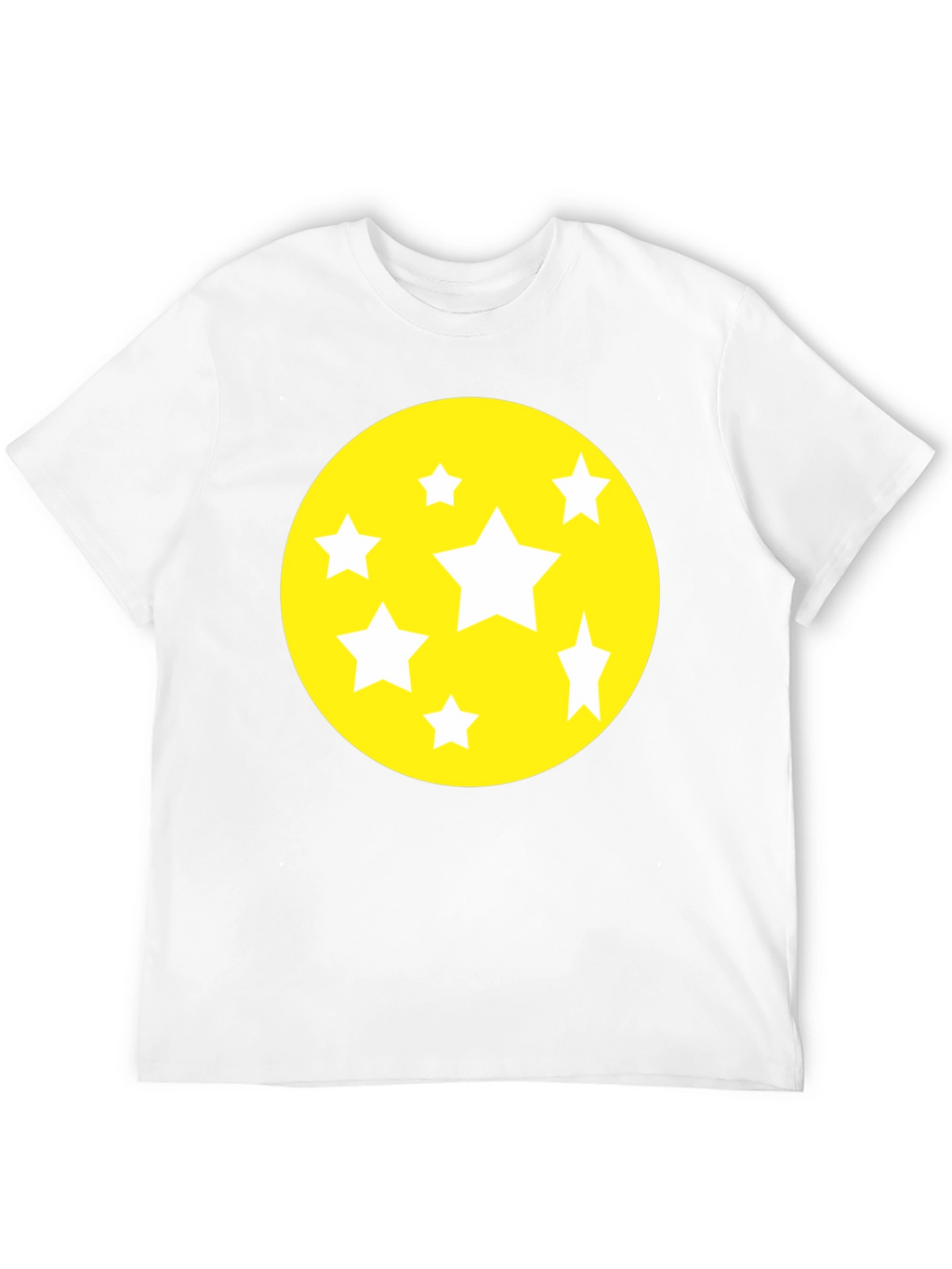 Starry Graphic Tee - Black Cotton Comfort