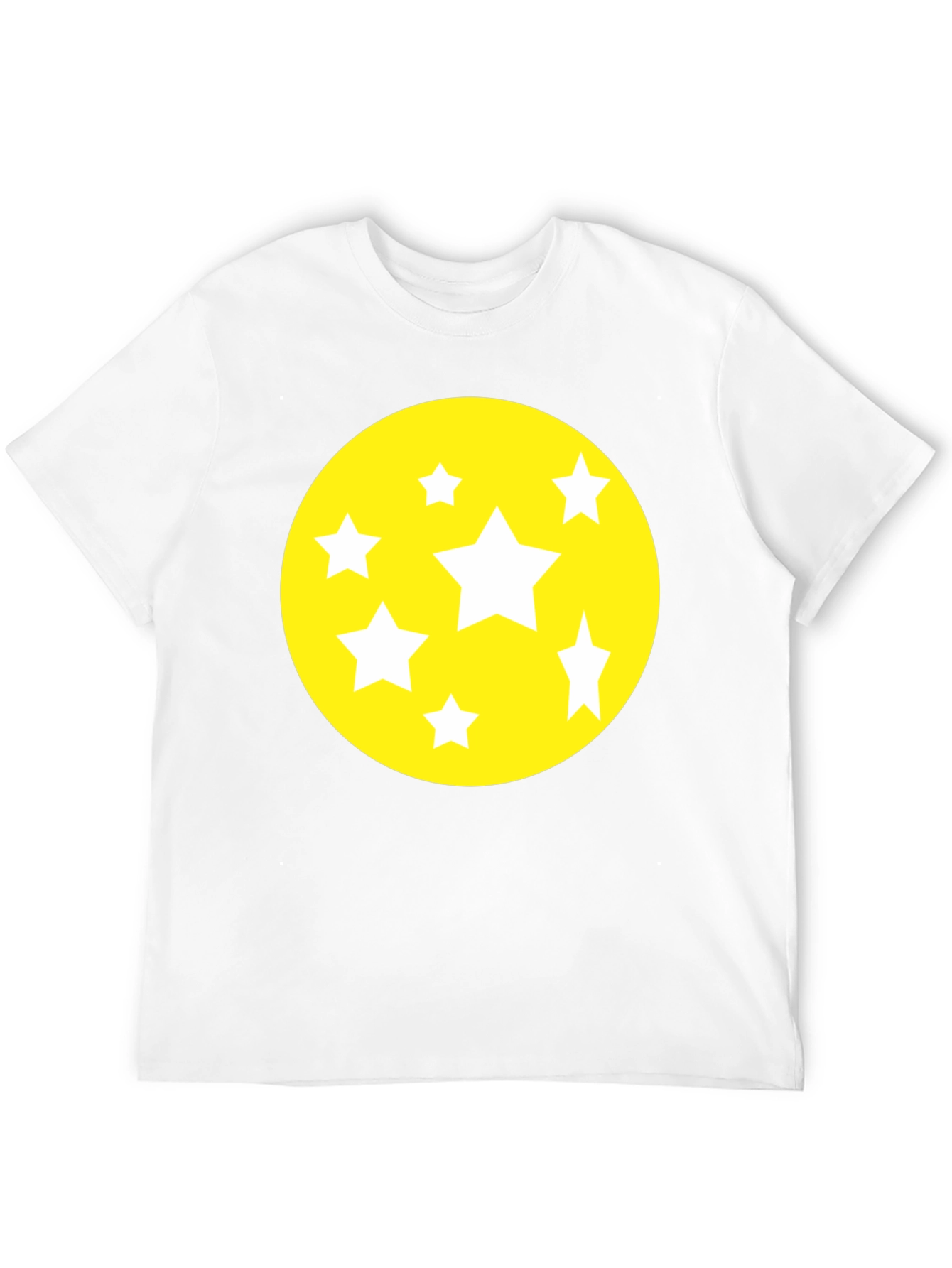 Starry Graphic Tee - Black Cotton Comfort