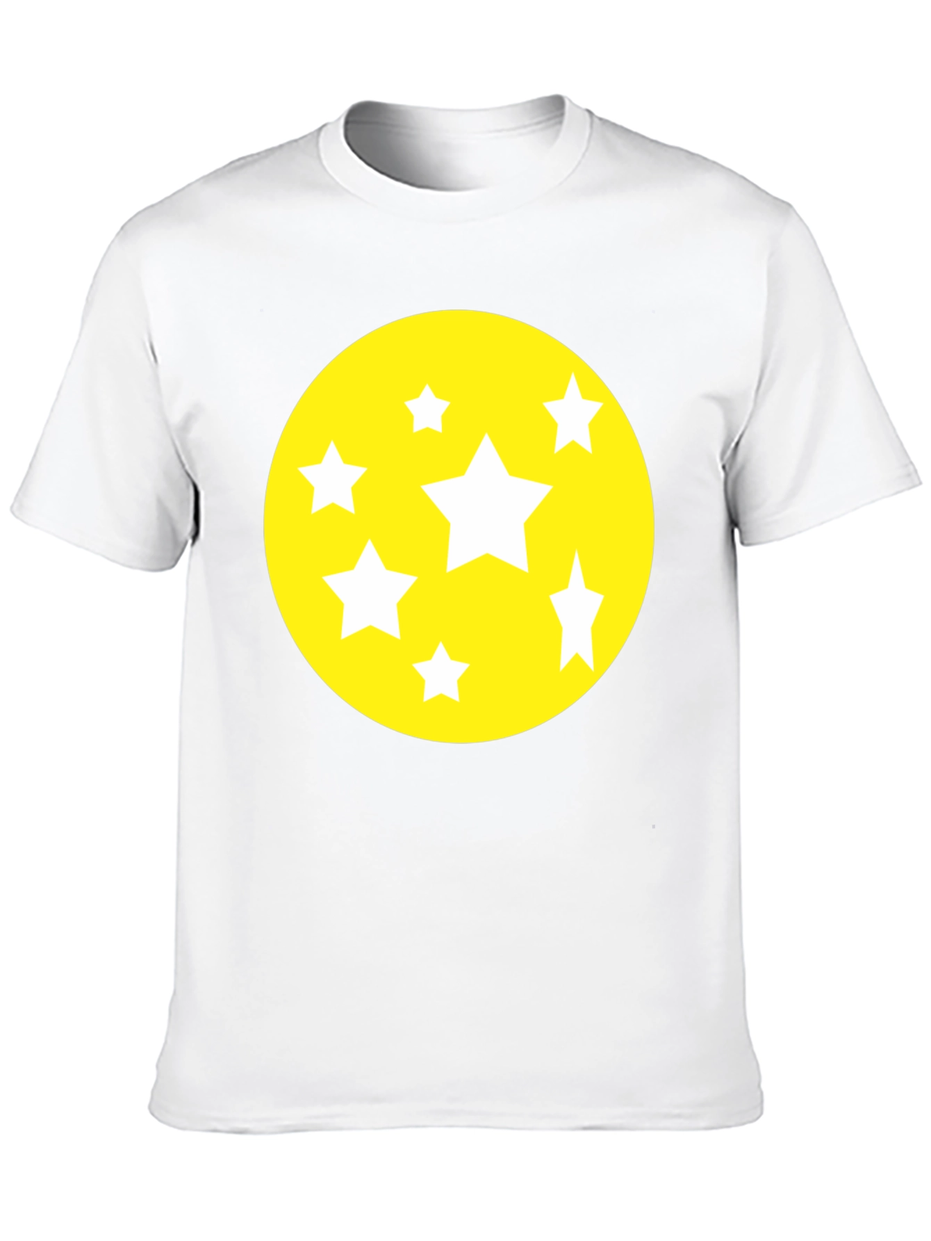 Starry Graphic Tee - Black Cotton Comfort