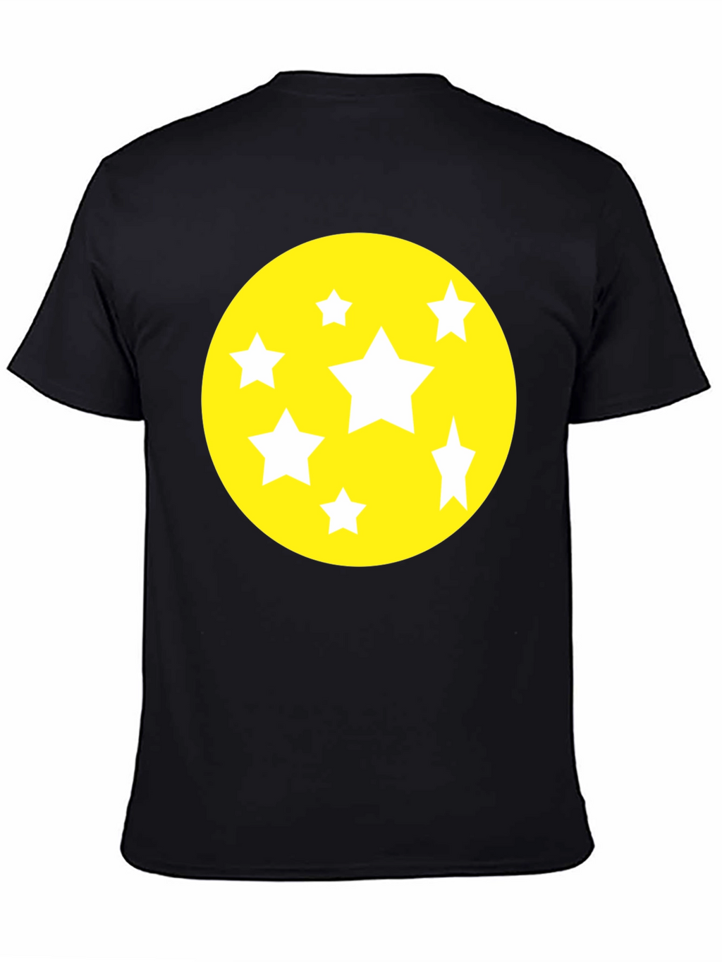 Starry Graphic Tee - Black Cotton Comfort