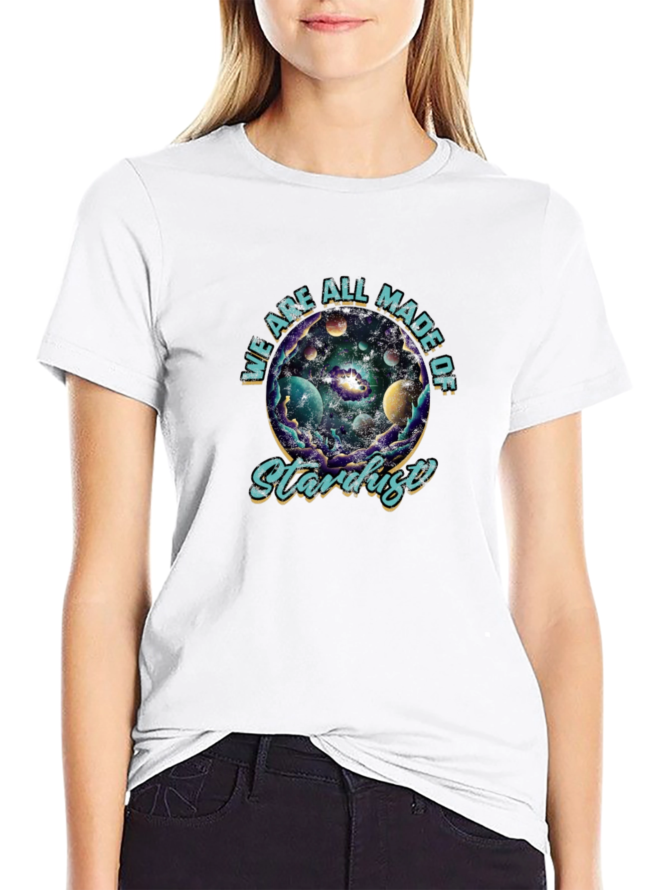 Stardust Graphic Tee - Universe Design