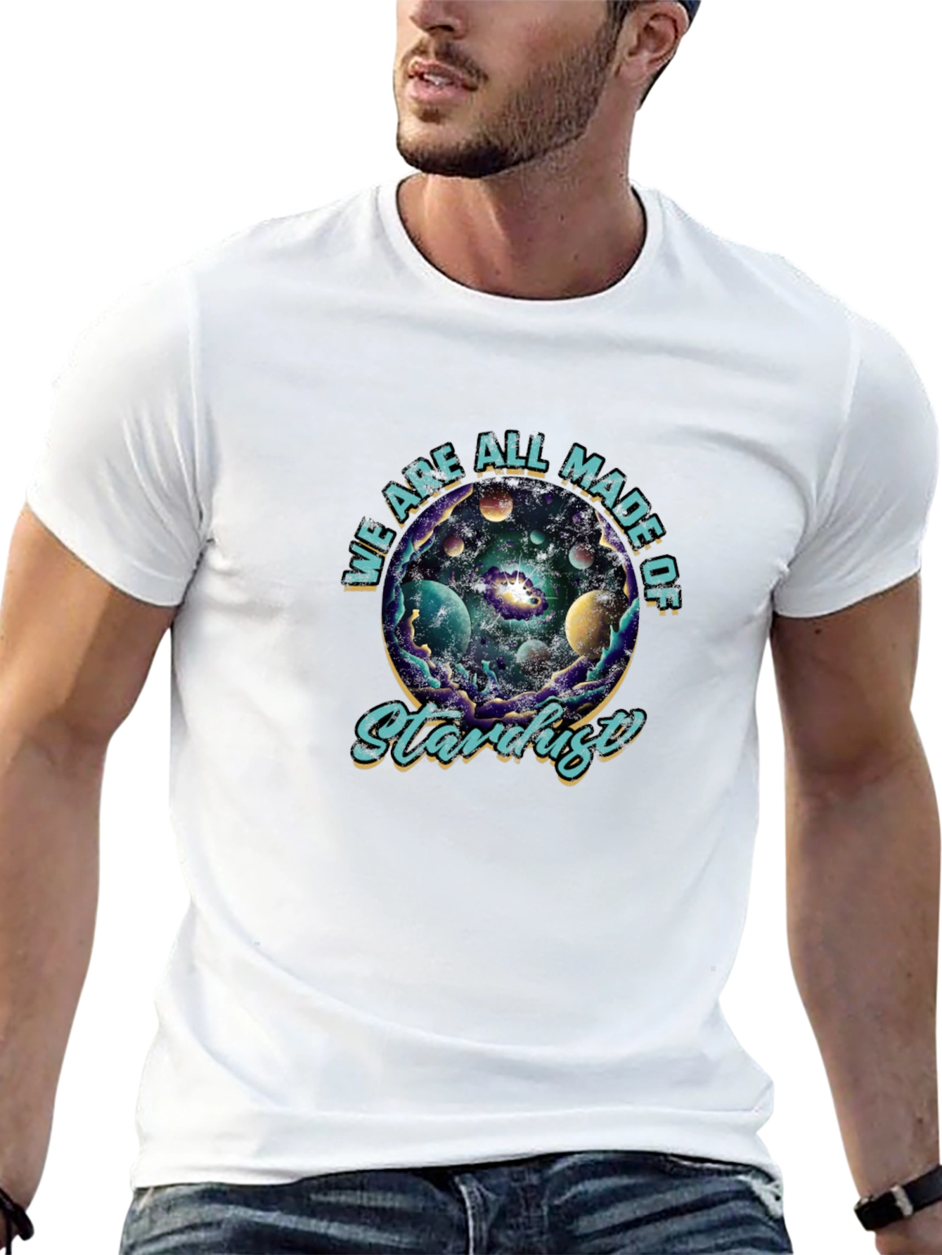 Stardust Graphic Tee - Universe Design
