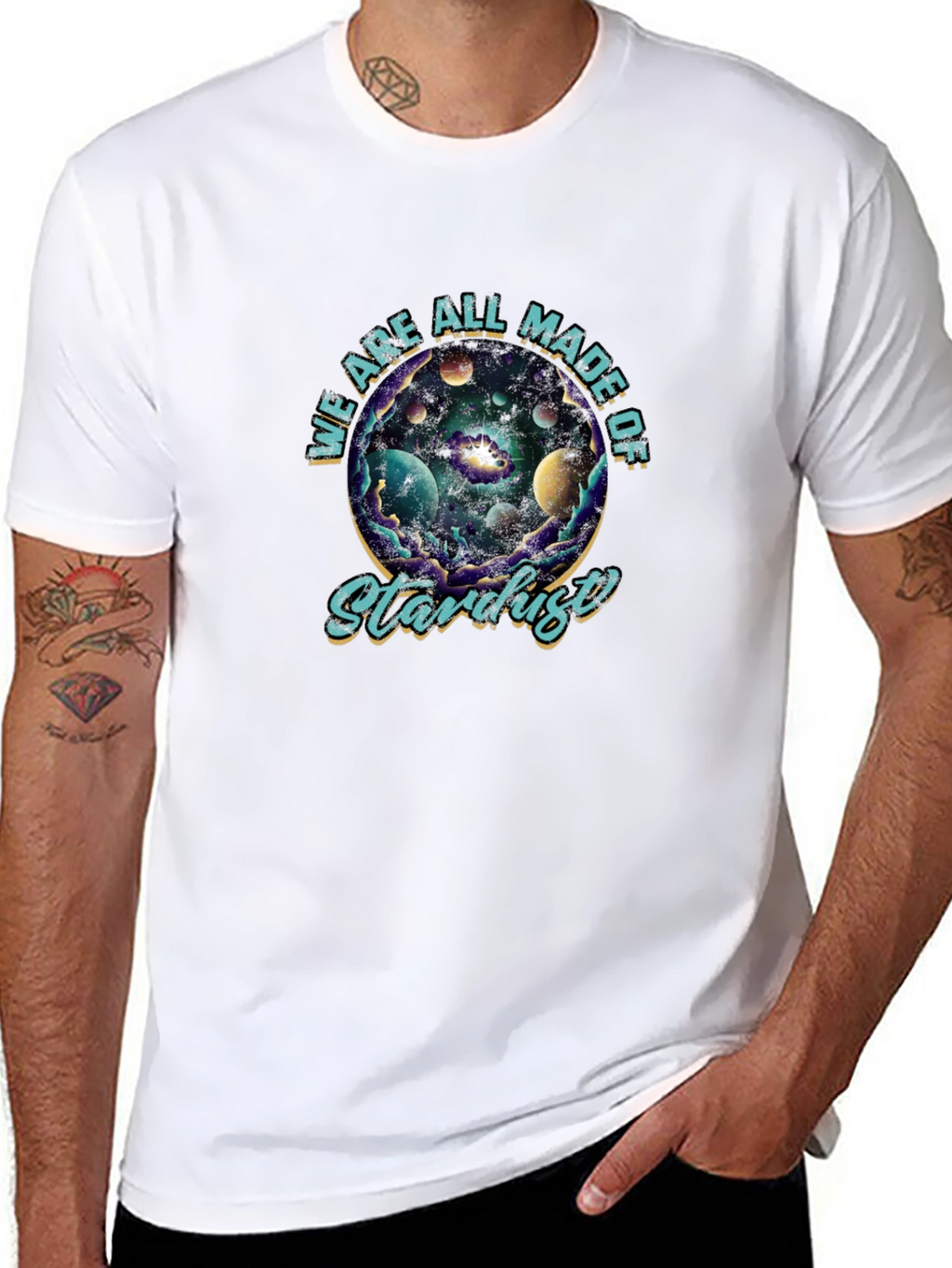 Stardust Graphic Tee - Universe Design