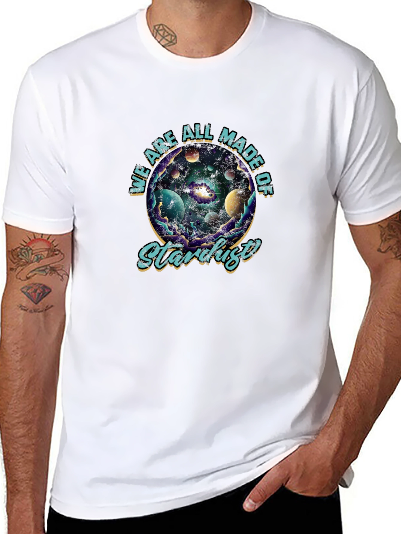 Stardust Graphic Tee - Universe Design